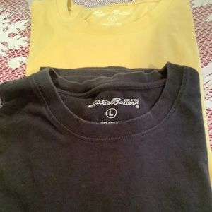 One price for Two Men’s Eddie Bauer short sleeve shirts